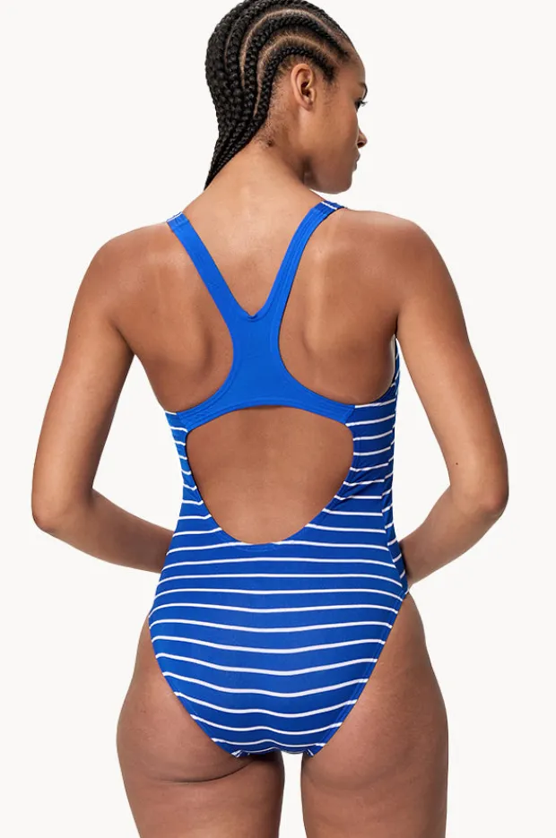 One Pieces|Speedo Stripe Endurance+ Medalist One Piece Sapphire