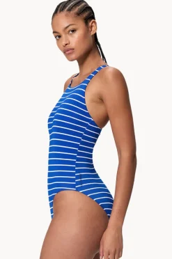One Pieces|Speedo Stripe Endurance+ Medalist One Piece Sapphire