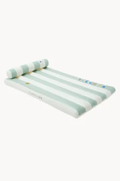 Pool Inflatables|Sunny Life Stripe Luxe Lilo Green