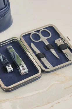 Home & Body|Annabel Trends Stripe Manicure Set Navy