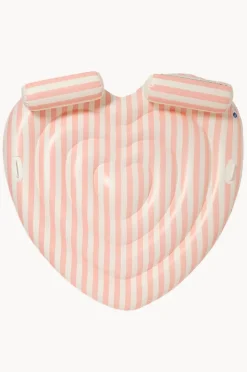 Pool Inflatables|Sunny Life Stripe Stole My Heart Twin Heart Lie On Pink