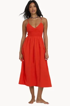 Dresses|Billabong Such A Trip Dress Red