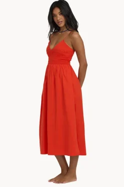 Dresses|Billabong Such A Trip Dress Red
