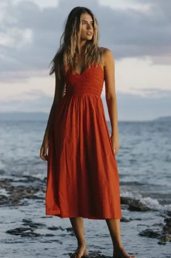 Dresses|Billabong Such A Trip Dress Red