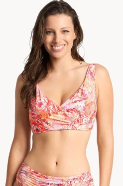 Bikini Tops|Sunseeker Sundance DD/E Cup Twist Bra Peach