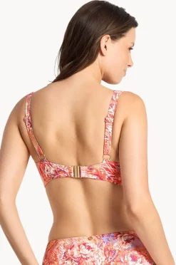 Bikini Tops|Sunseeker Sundance DD/E Cup Twist Bra Peach