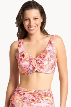 Bikini Tops|Sunseeker Sundance E/F Cup Frill Bra Peach