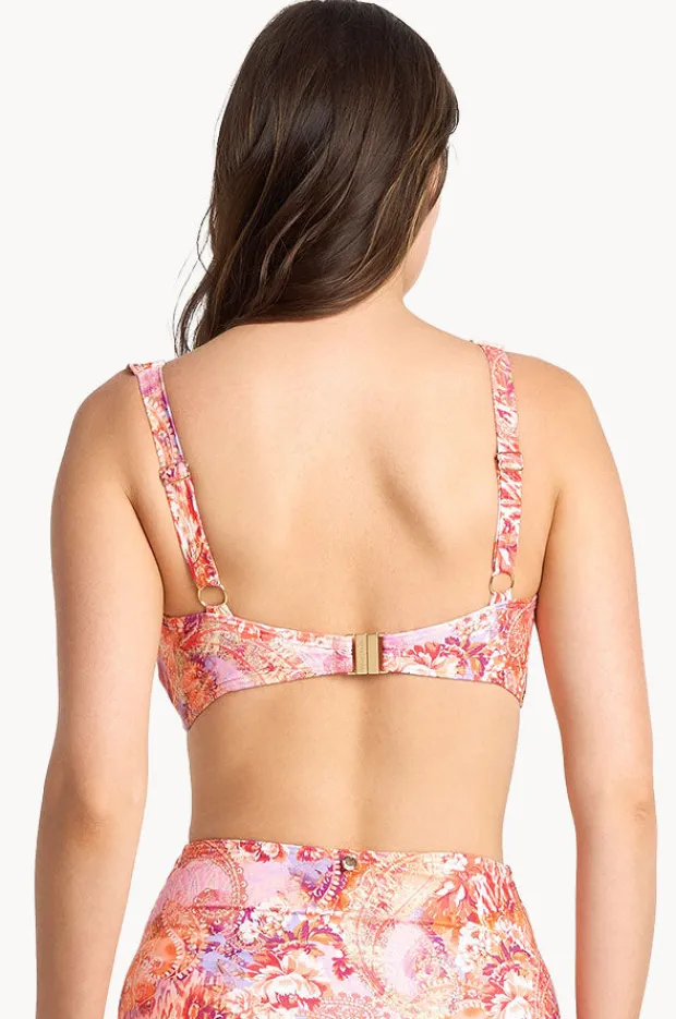 Bikini Tops|Sunseeker Sundance E/F Cup Frill Bra Peach