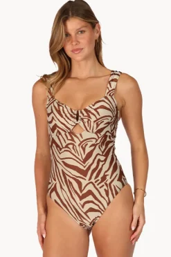 One Pieces|Baku Sunkissed Retro One Piece Rattan