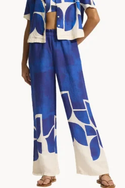 Pants|Seafolly Sunray Drawstring Pant Marine