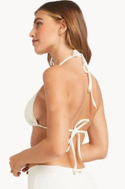 Bikini Tops|Billabong Sunrays Sumi Halter Tri Salt Crystal