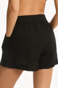 Shorts|Sea Level Sunset Beach Short Black
