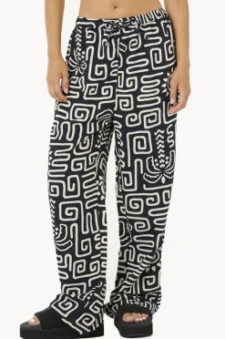 Pants|Rip Curl Sunset Luau Wide Leg Pant Black/White