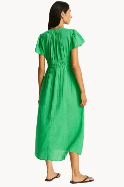 Dresses|Sea Level Sunset Maxi Daydress Kelly green