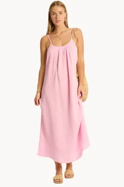 Dresses|Sea Level Sunset Sun Dress Pink