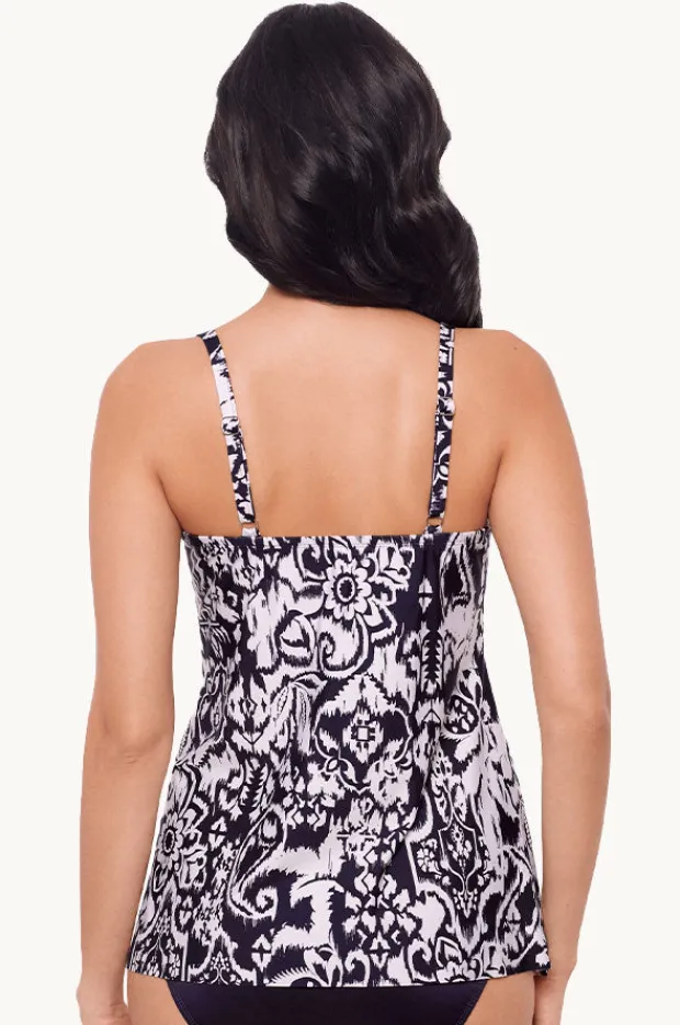 Tankini Tops|Miraclesuit Talavera Marina Tankini Separate Navy/White