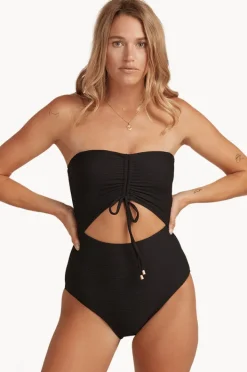 One Pieces|Billabong Tanlines Bandeau One Piece Black