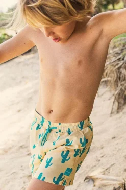 Boardshorts|Skwosh Teen Boys Cactus Jack Eco Short Yellow