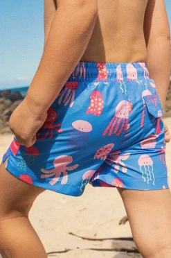 Boardshorts|Skwosh Teen Boys So Jelly Eco Short Blue