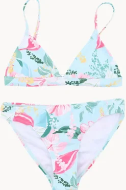 Bikini Sets|Minihaha Teen Girls Keely Tri Set Blue/Multi