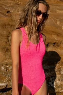 One Pieces|Minihaha Teen Girls Koa One Piece Fluro pink