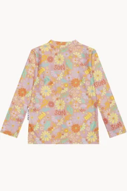 Rashies & Sunsuits|Babes In The Shade Teen Girls Sunny Girl Suntop Orange/pink