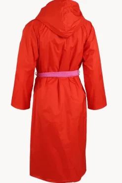Towel Robes & Ponchos|Towel Robes & Ponchos|Rappco Teen Waterproof Hooded Towelling Robe 10Y+ Orange/pink