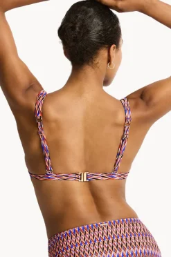 Bikini Tops|Sea Level Tessera Chain Link Longline Tri Blue