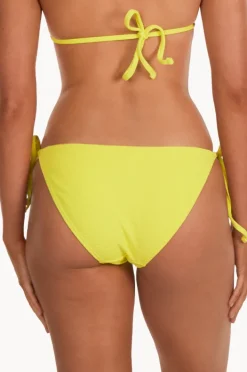Bottoms|Base Swim Textured Tie Side Pant Fluro yellow
