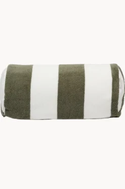 Beach Pillows|Sunny Life The Vacay Stripe Beach Pillow Olive
