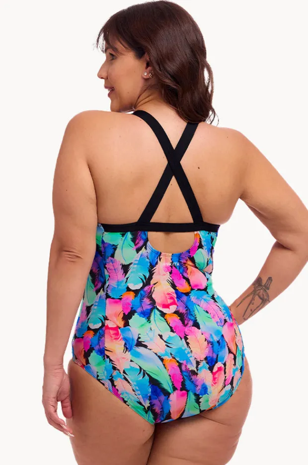 One Pieces|Funkita Tickle Torture Brace Me Back One Piece Black/multi