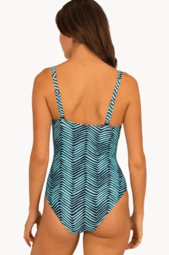 One Pieces|Baku Tidal Wave D/E Ring Front One Piece Tidal wave seafoam
