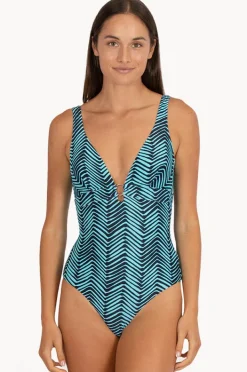 One Pieces|Baku Tidal Wave Longline One Piece Tidal wave seafoam