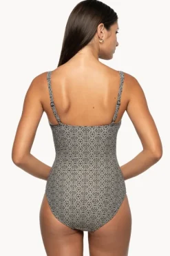 One Pieces|Nip Tuck Tintilating Tile Joanne One Piece Black