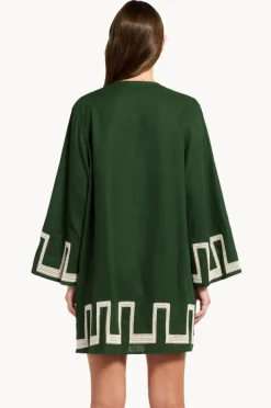 Overswim|Jets Tirari Nights Embroidered Mini Kaftan Palm