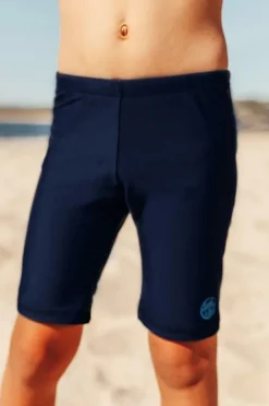 Jammers|Salty Ink Toddler Boys Plain Jammer Navy