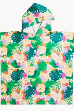 Towel Robes & Ponchos|Towel Robes & Ponchos|Roxy Toddler Girls Stay Magical Hooded Towel Tropical
