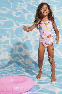 One Pieces|Halcyon Nights Toddler Girls Sundae Fun Day One Piece Lilac