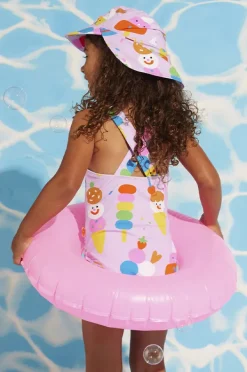 One Pieces|Halcyon Nights Toddler Girls Sundae Fun Day One Piece Lilac