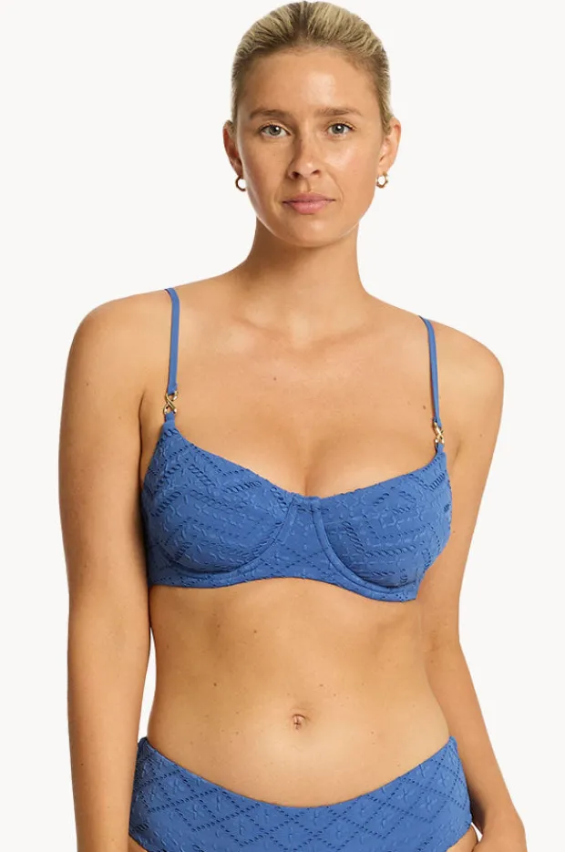 Bikini Tops|Sea Level Toscana Balconette Bra Denim