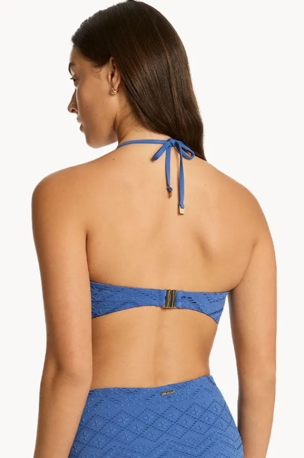 Bikini Tops|Sea Level Toscana U Bar Bandeau Denim