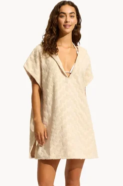 Towel Robes & Ponchos|Towel Robes & Ponchos|Seafolly Towel Poncho Sand