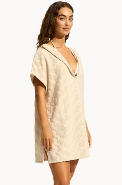 Towel Robes & Ponchos|Towel Robes & Ponchos|Seafolly Towel Poncho Sand