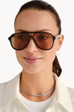 Sunglasses|Sunglasses|Le Specs Tragic Magic Sunglasses BLACK