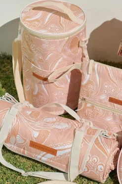Cooler Bags|Picnic Vibes|Annabel Trends Trailing Natives Picnic Barrel Cooler Bag Giraffe