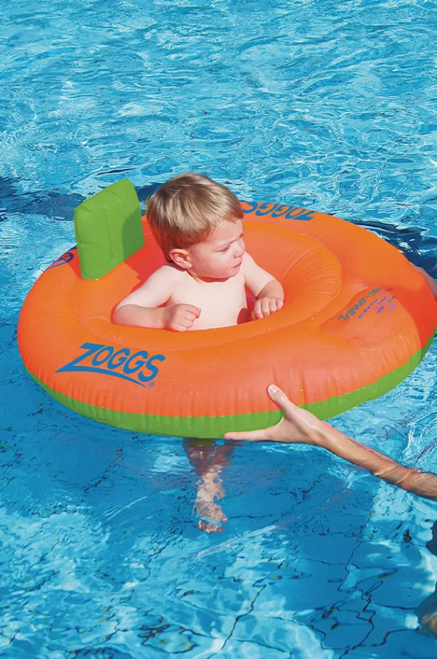 Floaties & Swim Aids|Floaties & Swim Aids|Zoggs Trainer Seat 12-24 Months Orange