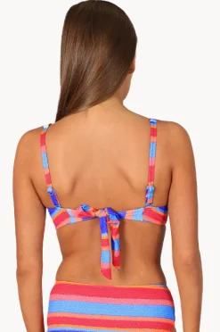Bikini Tops|Baku Trinidad C/D Cup Longline Bralette Azure