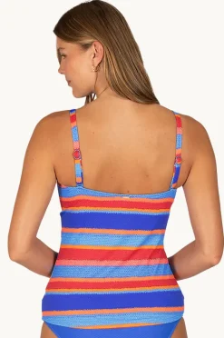 Tankini Tops|Baku Trinidad Tie Front Tankini Separate Azure