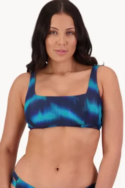 Bikini Tops|Moontide Tromso F/G Cup Square Neck Bra Navy/blue