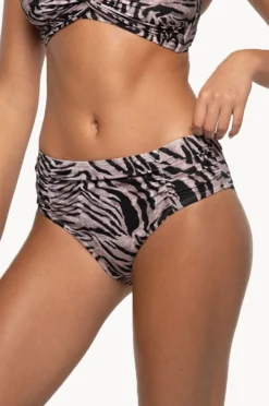 Bottoms|Nip Tuck Tuamotu Brigitte Ruched Mid Pant Animal
